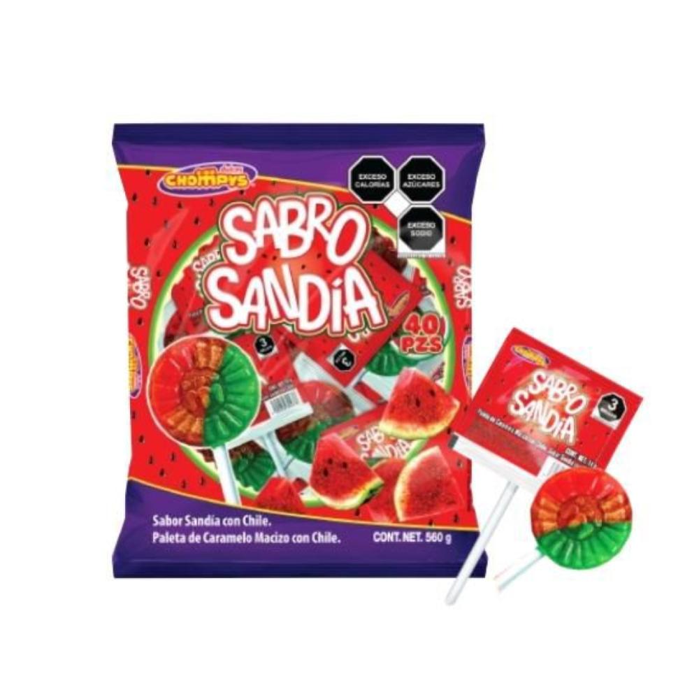 Chompys Sabro Sandia 40pcs