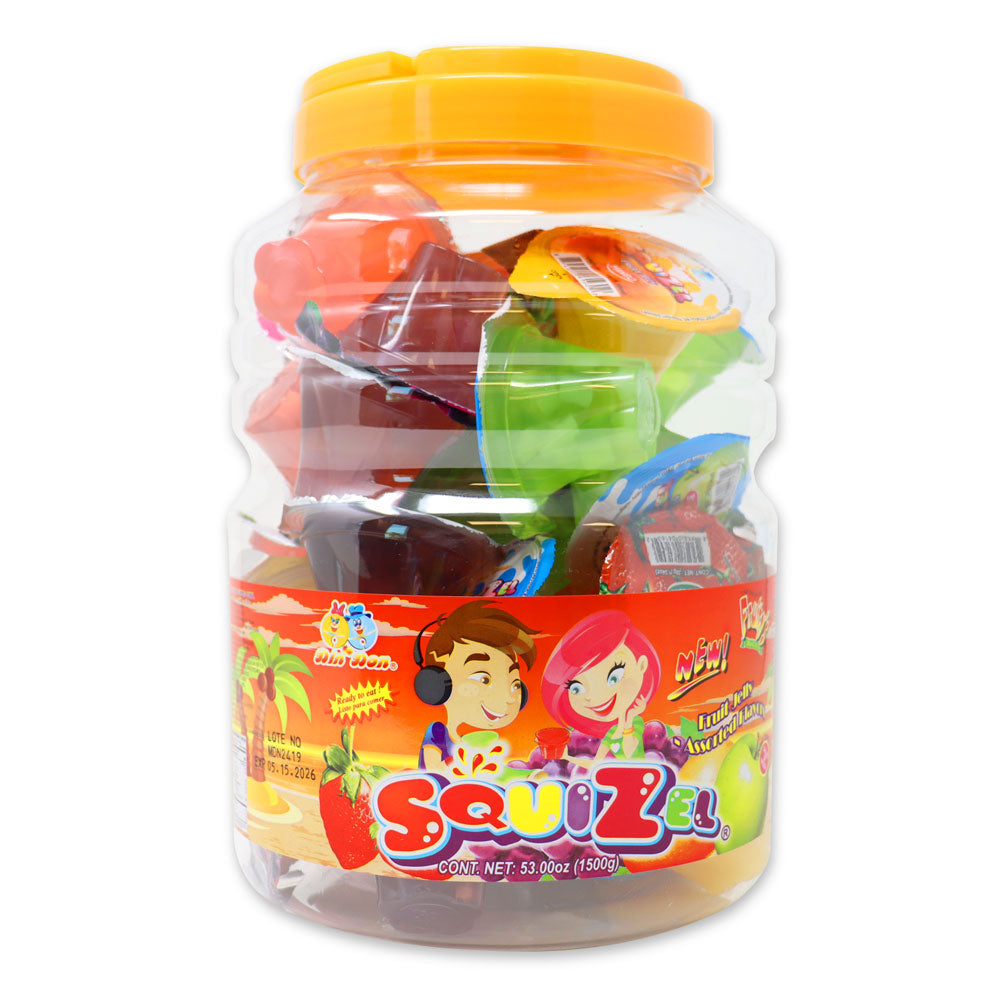 Din Don Squizel Fruit Jelly Cups 38pcs
